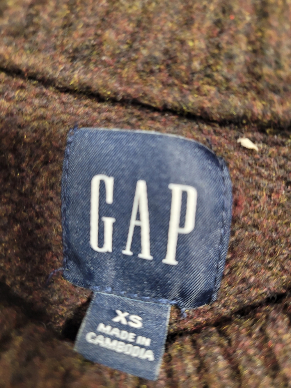 GAP Women's Dark Brown Button-Up Knit Cardigan - Picture 2 of 4